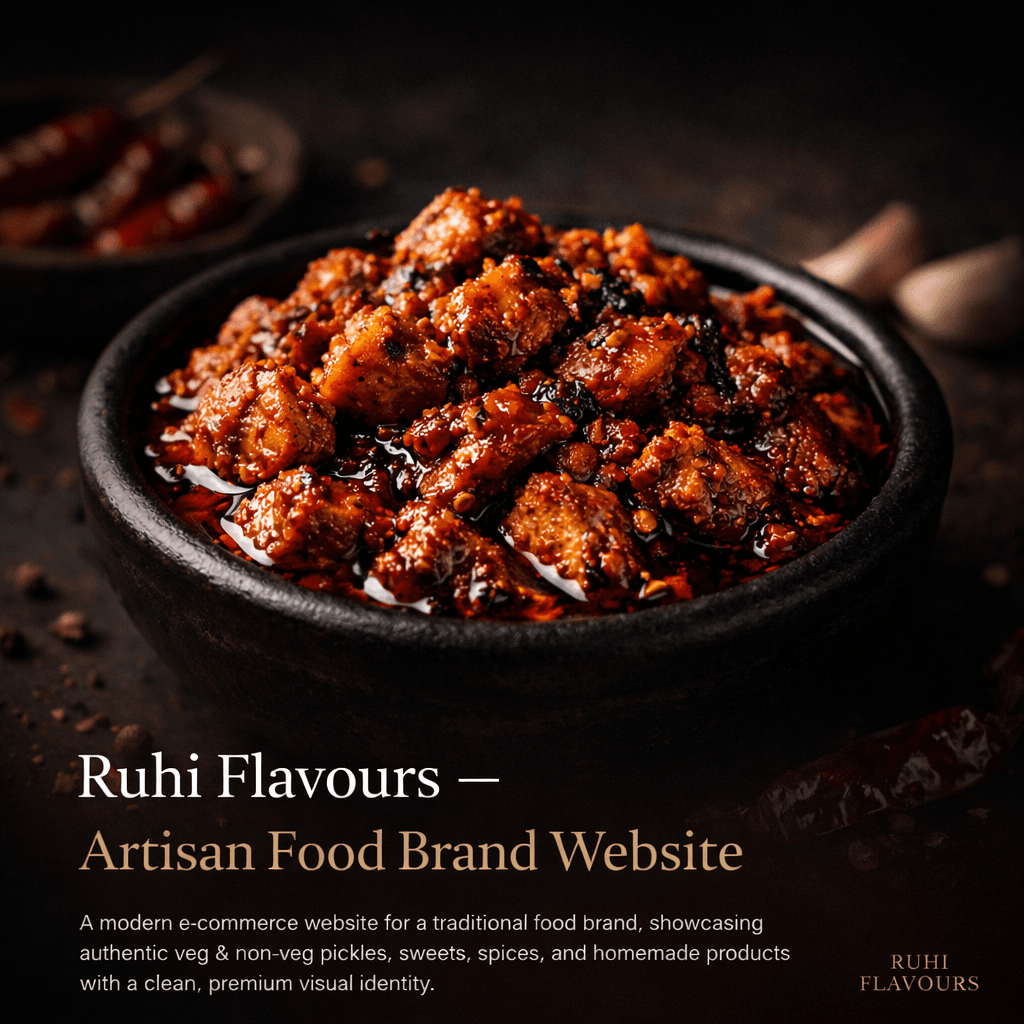Ruhi Flavours — Artisan Food Brand